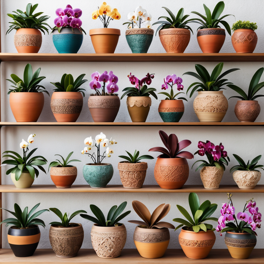 Orchid Flower Pots