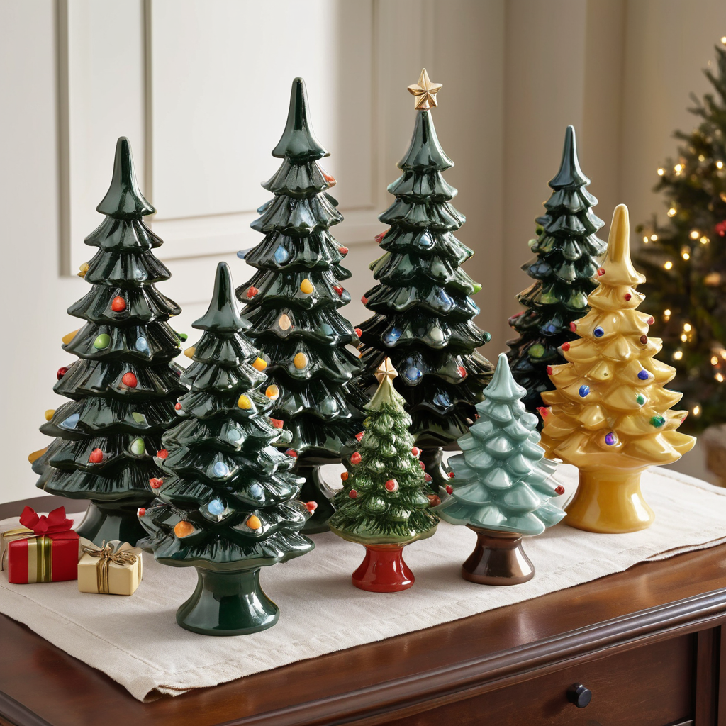 Vintage Ceramic Christmas Tree