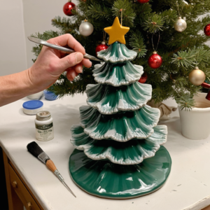 Vintage Ceramic Christmas Tree